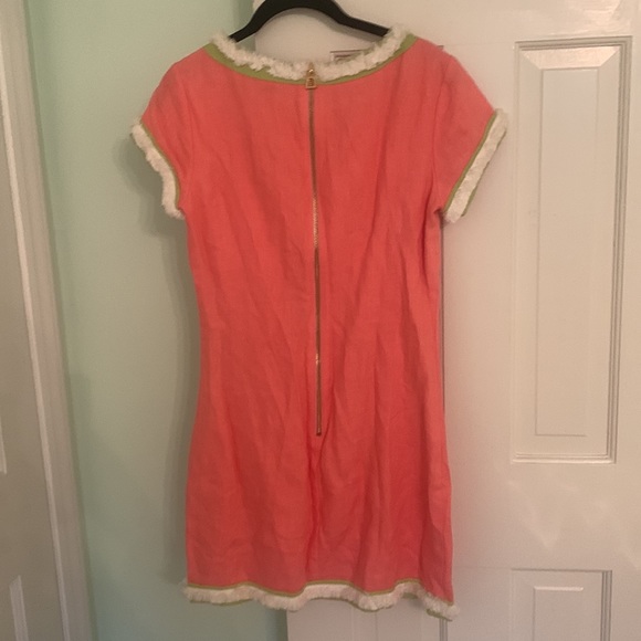 Sail and sable linen mini shift dress - Picture 3 of 3
